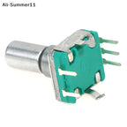 【Yb1】【Av1】【HMA73】1Pc 2026 New EC11 Thin Rotary Encoder with Switch 30 Positioning 15 Pulse 15mm Half-axis