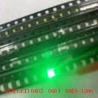 1 full reel(3K/4Kpcs) High Brightness SMD LED Chips 0402/0603/0805/1206 Red/Yellow/Blue/Green / White, Light Emitting Diode