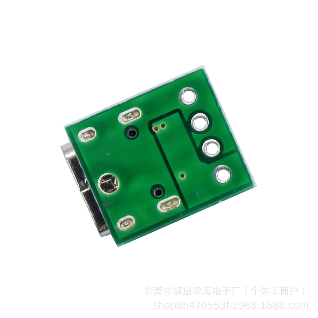 USB 3.1 Type-C 16-Pin Test Breakout Board Full Pinout Adapter Socket for Diagnosis & Data Cable Prototyping
