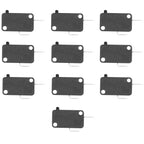10pcs Normally Closed 16A Micro Switch Replacement For Microwave Oven Washing Machine Rice Cooker Door Position Spdt 2 Pin