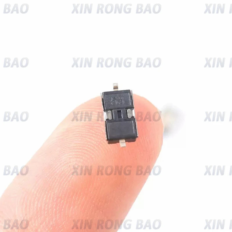 100Pcs/lot 3*6*2.5mm 3*6*2.5H 3x6x2.5mm 2Pin SMD Red/White Push Button Switch Microswitch Tact Switch For PCB