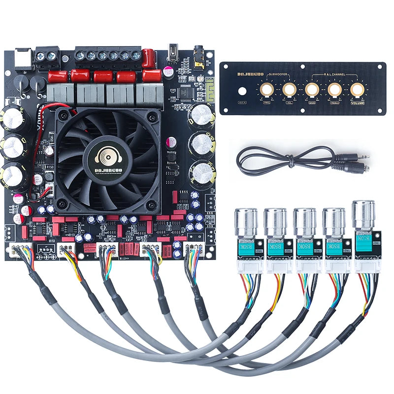 TOKBAN TPA3255 300w*2+600w 2.1 Channel High Power Bluetooth Digital Amplifier Board HIFI Stereo Subwoofer Amplifier