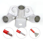 L-type Tinned Copper Wire Terminals 90° Right Angle Crimp Connectors M6 M8 M10 M12 for Automotive Electrical Wiring Connect Lug