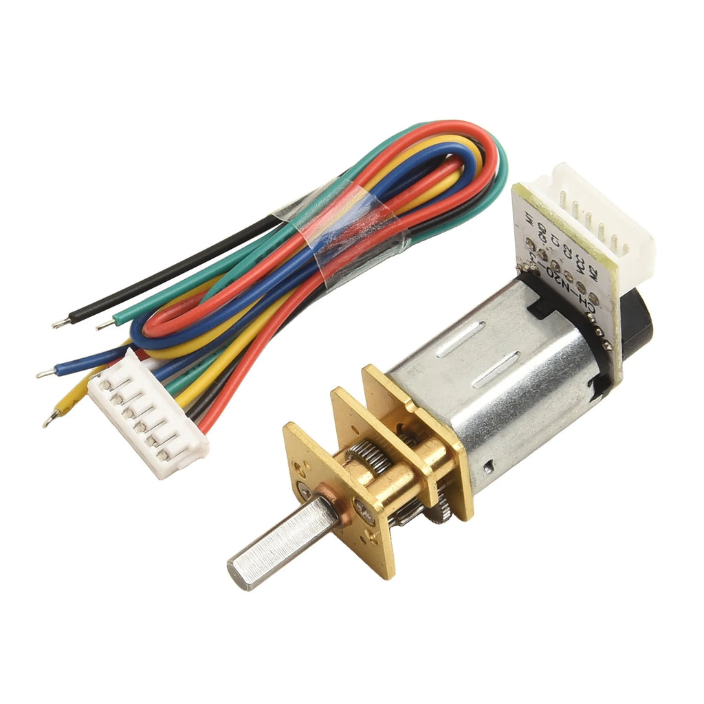For GA12 For N20 High Torque DC Motor with Encoder Excellent Replacement Option for Robotics and Hobby Projects