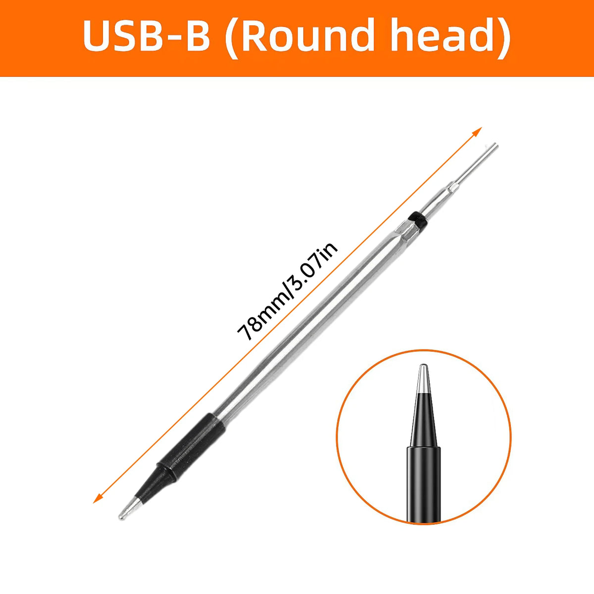 USB Digital Display Soldering Iron Type C Mini Soldering Iron Set 260–420°C with Five Temperature Settings
