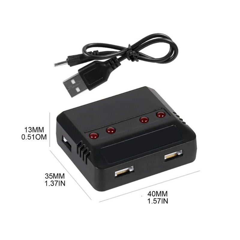 3.7V Lipo  4 in 1 / 5 in 1USB Charger for E010 H31  X4 Syma X5SW X5C X5HW