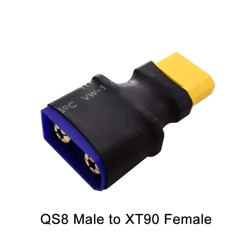 QS8 to XT60 XT90 Integrated Plug Adapter QS8 Male to Female Electric Lithium Battery Model Aircraft XT30 T-type Connector