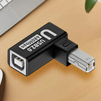 Elbow USB2.0 Printer Adapter USB Type B Male to Female For Printer Hard Drive Base Fax Machine Scanner USB 2.0 Printer Adapter