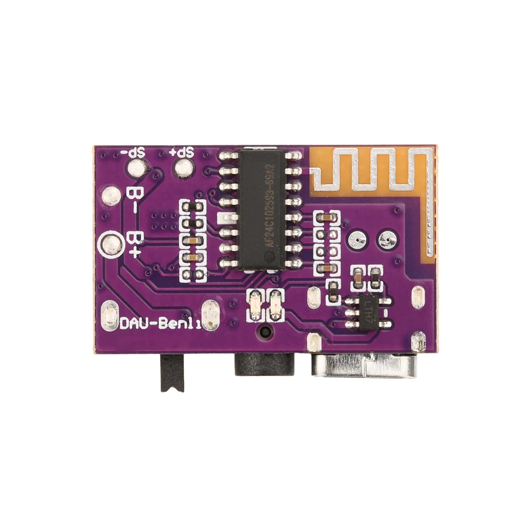 1-10 PCS DIY BT Audio Receiver Board DC 3.5V-5V 5W Mono Amplifier Decoder Board MP3 Player TWS 3.5mm AUX Speaker Stereo Module
