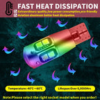 2x W5W T10 LED CANBUS No Error 5W5 12V 10W 950Lm Super Bright Car Interior Side Light 194 3030 SMD Auto Bulb White Amber Red