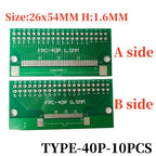 10PCS FFC/FPC Adapter Plate 0.5 to 2.54MM 4P/6P/8P/10P/12P/14P/15P/16P/20P/24P/26P/30P/32P/34P/36P/40P/45P/50P/52P/60P/80P/96P