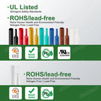 25M/Roll 3:1 Φ1.6-Φ50Mm Heat Shrink Tube Ahensive Lined Double Wall Marine Grade Wrap Glue Polyolefin Wire Tubing Cable Sleeves