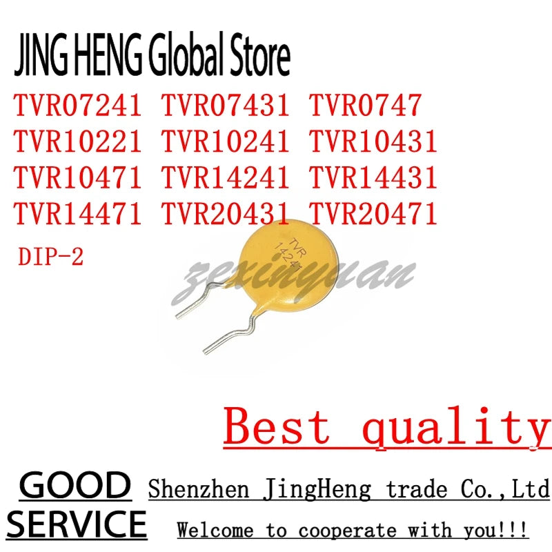 5PCS  varistor TVR07241 TVR07431 TVR0747 TVR10221 TVR10241 TVR10431 TVR10471 TVR14241 TVR14431 TVR14471 TVR20431 TVR20471