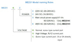 RS485 Digital Meter Modbus ME231 Din Rail Three Phase Rogowski Coil Multi-Tariff Smart Energy Meter