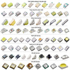 100pcs 0402 0603 0805 1206 3528 5050 5730 3020 3014 4014 SMD LED Red Yellow Green White Blue Orange Light Emitting Diode