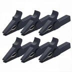 4mm Multimeter Pen Cable Probes Crocodile Clip Battery Test Clip 55MM HV Alligator Clip for Banana Plug 6pcs32A
