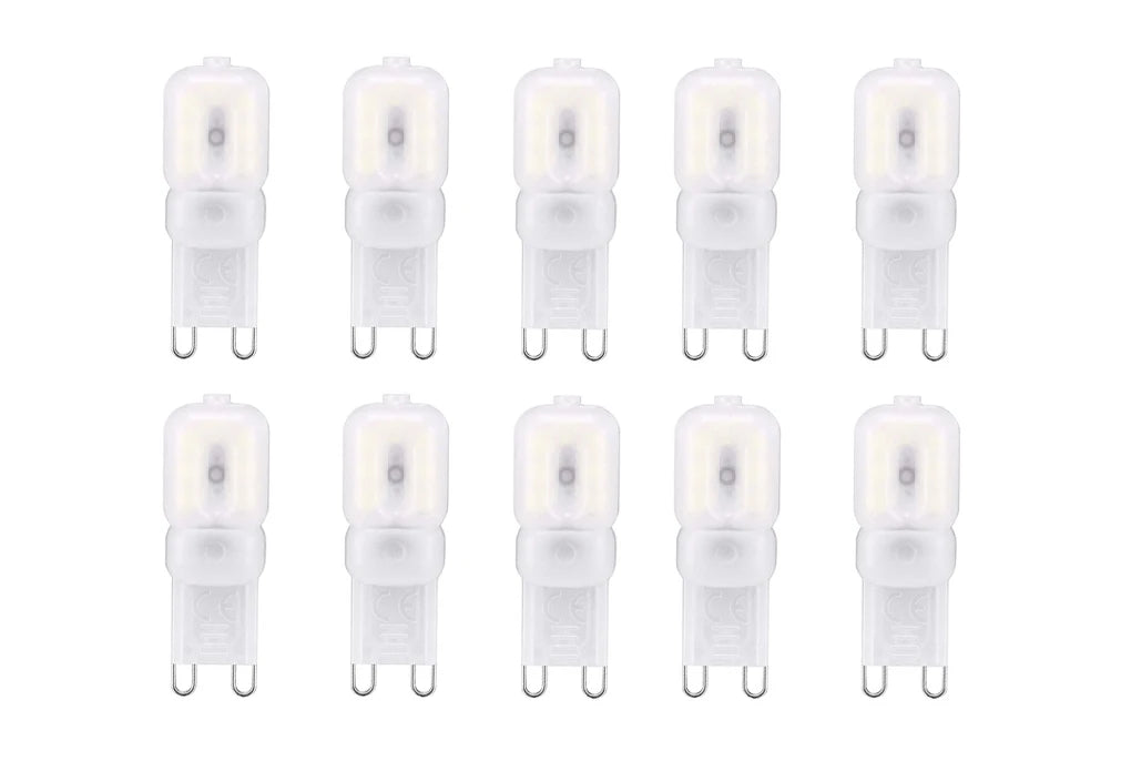10pcs G9 Led Bulb 110V 220V 3W 5W SMD2835 White Warm Bombillas For Home Light Bulbs Crystal Chandelier Replace 30W Halogen Lamp