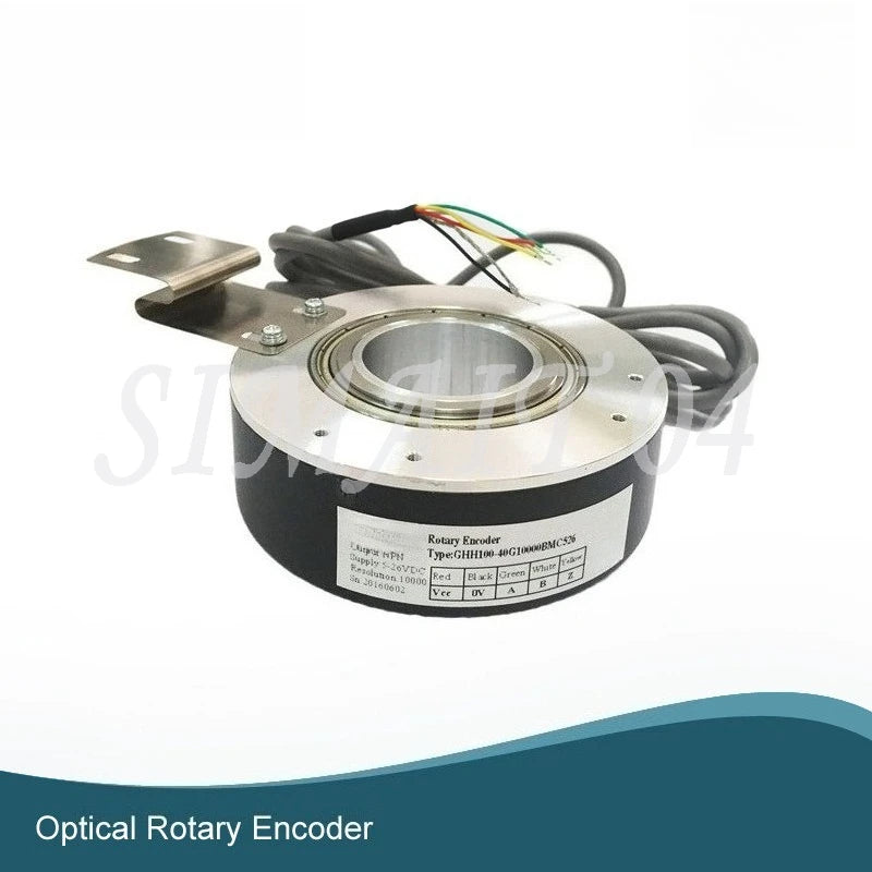 GHH100 Rotary Incremental Encoder, Hollow Shaft 40mm 1024 3600 5000 PPR Pulse