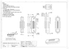 3A Magnetic Spring Loaded Pogo Pin Connector 24VDC LED Snap-on JST SM JR Servo Extended Cable 5/6/7/8/9 Pin Male Female Blind