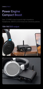 TempoTec March III-M3 2*CS43198 HIFI USB DAC,Bluetooth DAC,UAC1.0 for PlayStation PS4,PS5,UAC2.0, EQ,Filter,DSD512/LDA