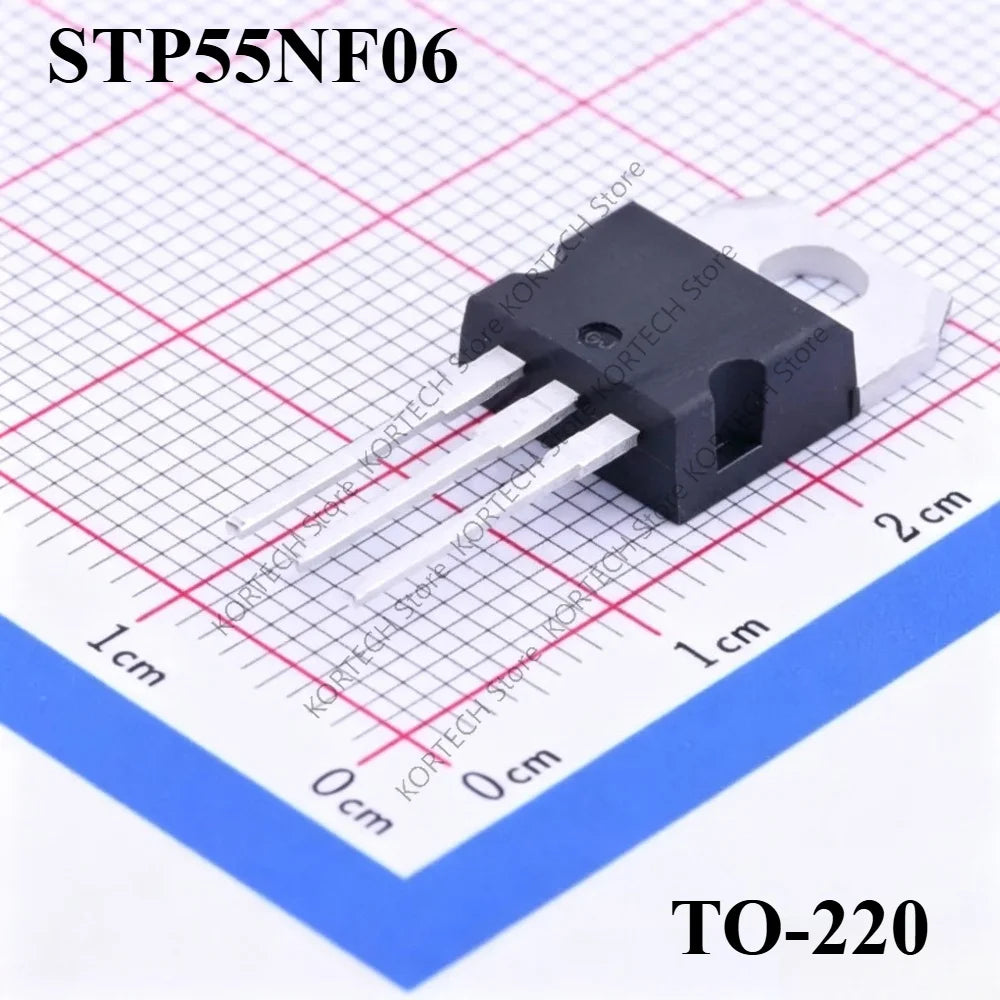 10PCS 50PCS/Lot Original STP55NF06 P55NF06 MOS FET 60V TO-220 50A Best Quality