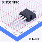 10PCS 50PCS/Lot Original STP55NF06 P55NF06 MOS FET 60V TO-220 50A Best Quality
