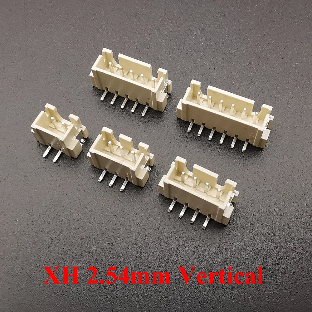 50Pcs JST PH2.0mm XH2.54mm 2/3/4/5/6Pin Horizontal Paste Vertical Patch Pin Holder SMT Connector 2.0MM 2.54MM Pitch Male SMD