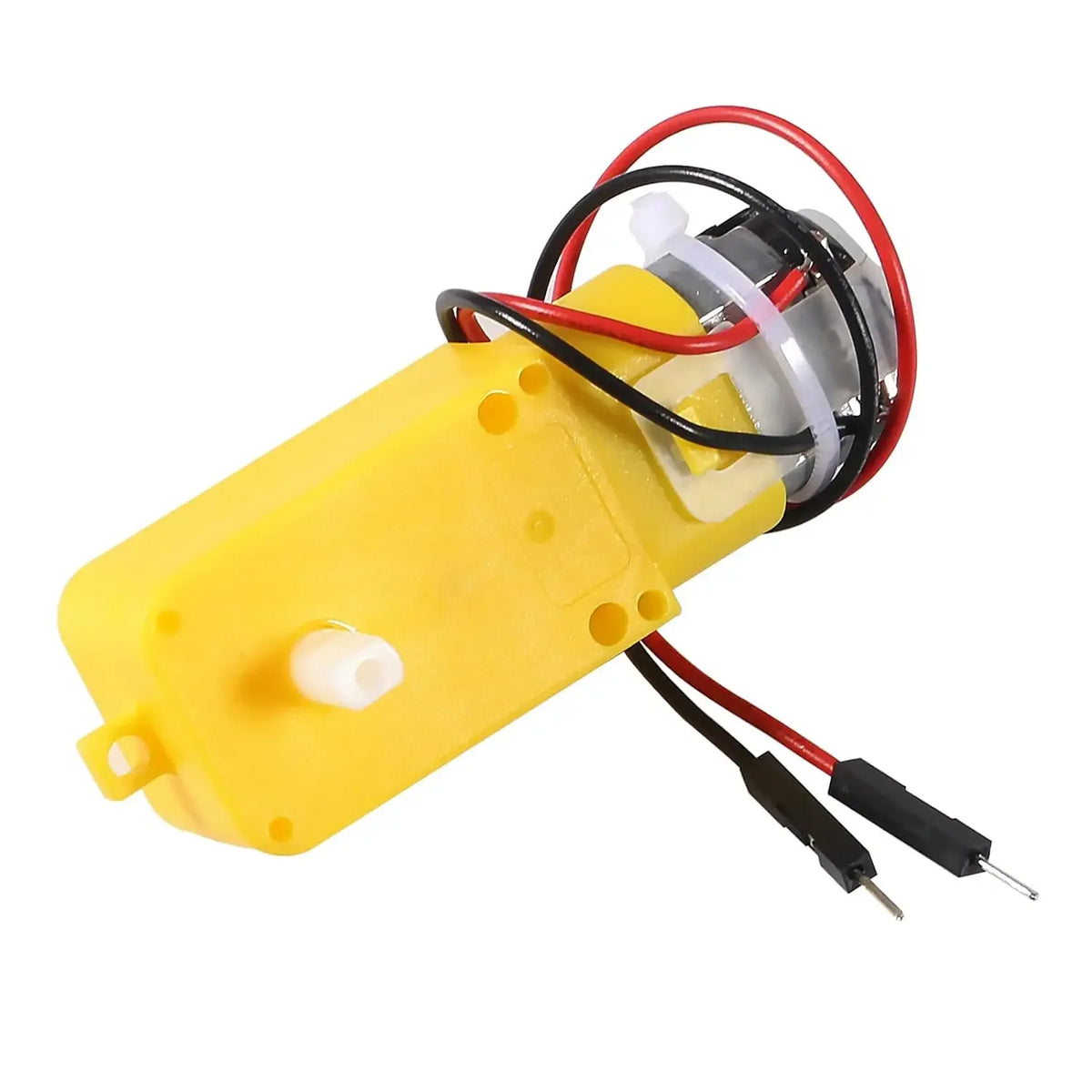 1/5/10 PCS TT Gear Motor 3-6V 200RPM Dual Shaft 1:48 Ratio with 2.54mm Wires for Arduino DIY Smart Car Robot RC STEM Projects