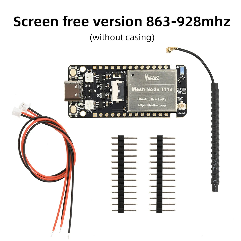 Mesh Node T114 MCU nRF52840 (Bluetooth) LoRa chip SX1262, supports LoRa and 5.0 Bluetooth 1.14-inch TFT-LCD Display Screen