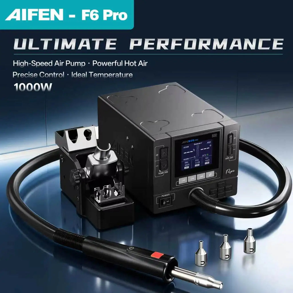 AIFEN F6PRO Hot Air Rework Station Industrial-Grade Hot AirAI Gun Electronics Soldering Station BGA SMD PCB Heat Gun