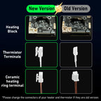 New Version K1C Ceramic Heating Tube Thermistor Temperature Sensor for K1 SE K1 MAX 3D Printer Hotend Accessories Parts