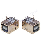10Pcs Square USB socket usb B Type Female 90 degree PCB welding parent Connector For Printer Data