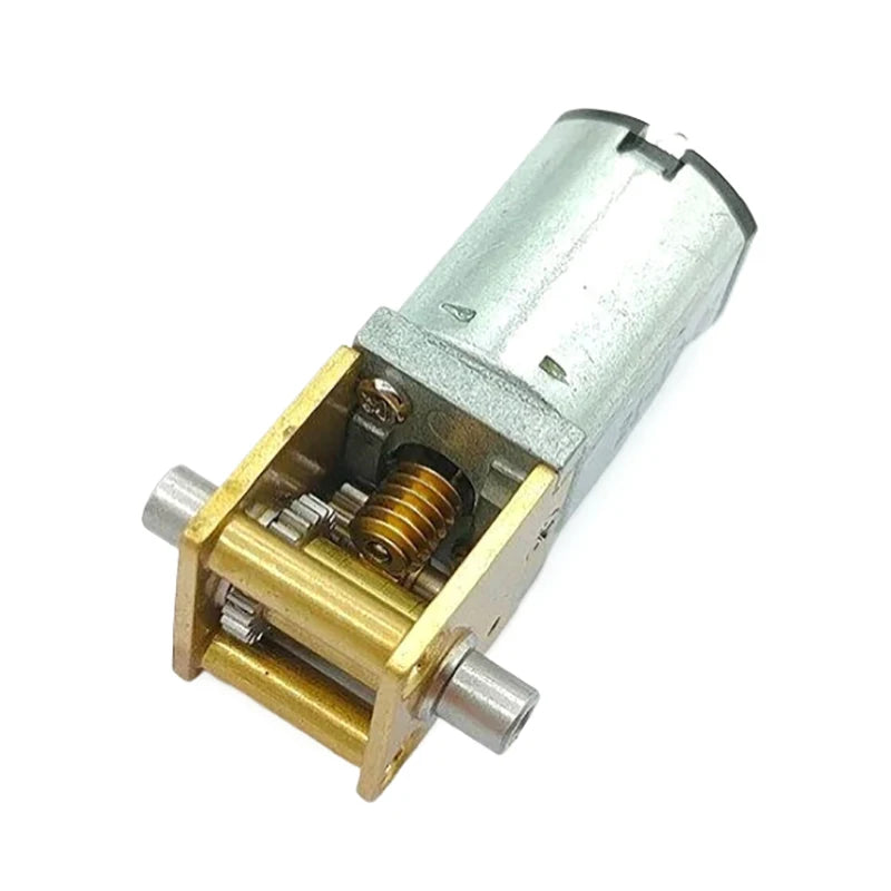 Mini N20 Dual Shaft Gear Motor DC 3V 3.7V 5V 850RPM D-Shaft Large Torque Micro Turbo Worm Full Metal Gear Box Reduction Motor