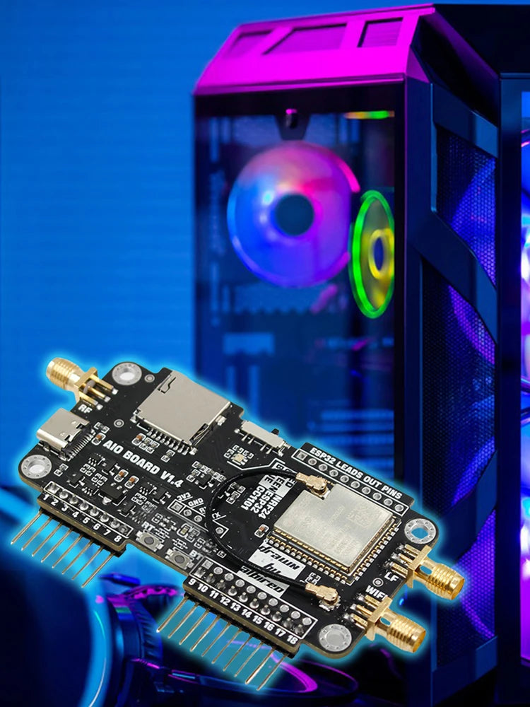 For Flipper Zero Multiboard 2.4G Module Expansion WiFi NRF24 + ESP32 Expansion High Gain CC1101 Module