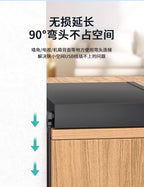 65W USB 1 to 2 Fast Charging Elbow Computer Extension Cord Flat Data Cable Mobile Phone Car Expander Carplay Splitter 10/20cm
