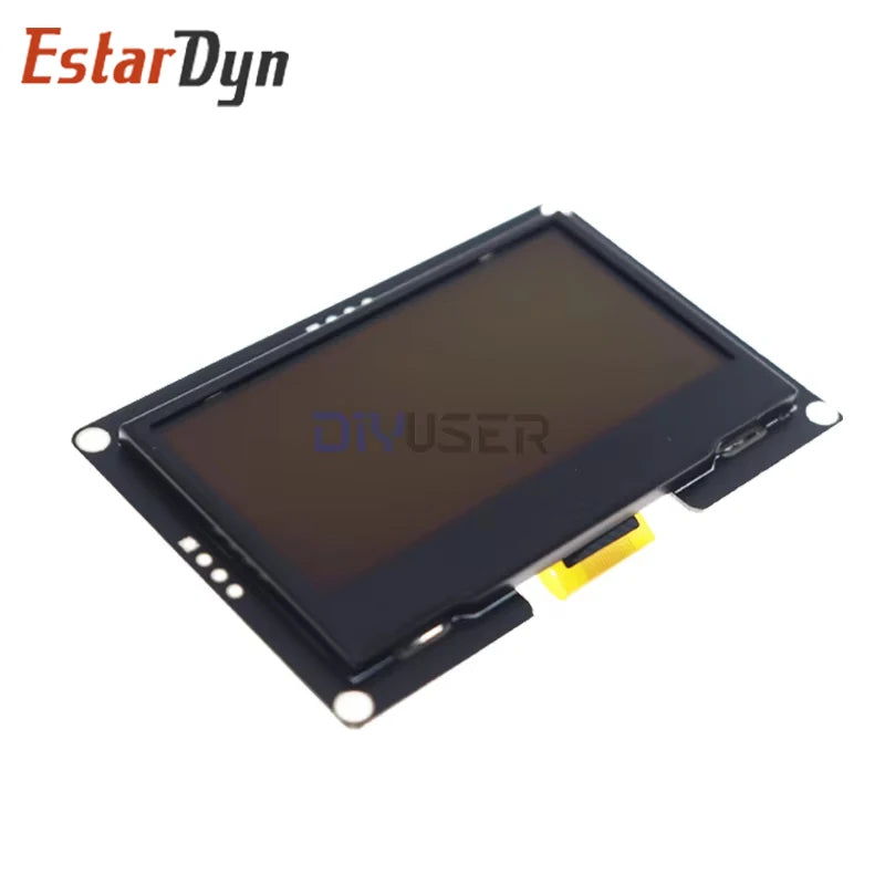 EstarDyn 2.42 Inch LCD 128x64 SSD1309 4 Pin IIC / 7 Pin SPI Serial Interface OLED LCD Display Module