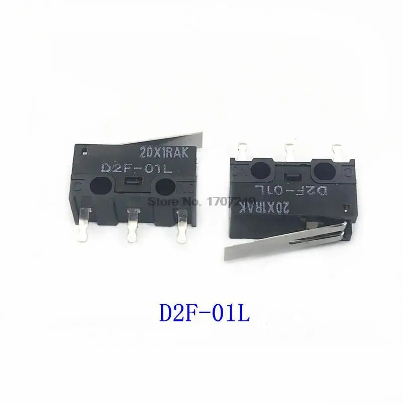 Free Shipping 10Pcs Micro Switch D2FC-F-7N 10M 20M OF D2FC-F-K 50M 60MN D2F D2F-F D2F-01 D2F-L D2F-01F D2F-F-3-7 button switches