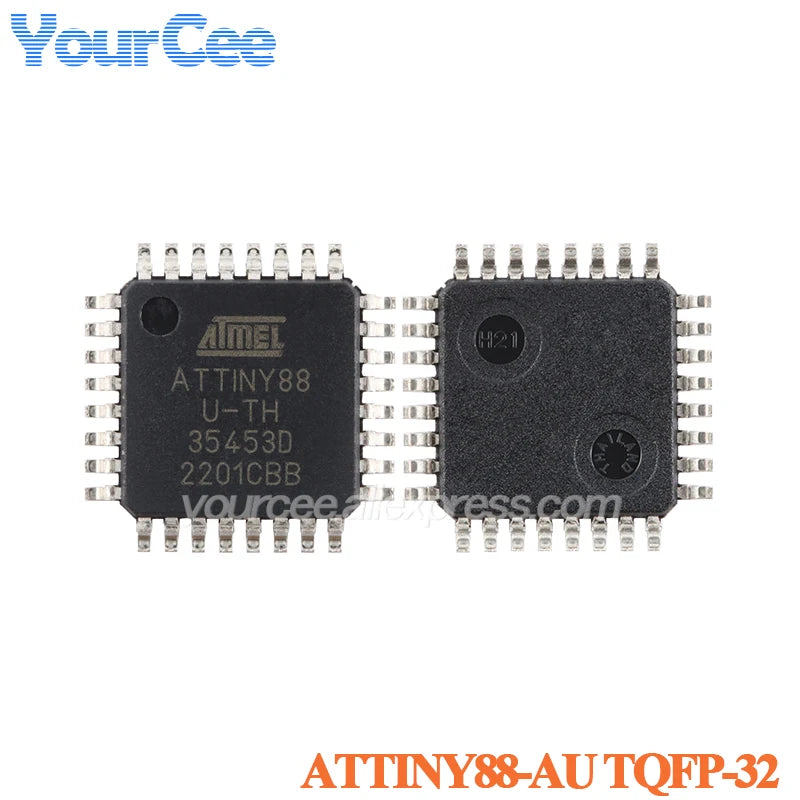 20pcs/1pc ATTINY85 ATTINY85-20SU ATTINY SOIC-8 8KB 20MHz 8Bit Microcontroller SMD IC Chip ATTINY44A-SSUR ATTINY13A-SSU ATTINY10