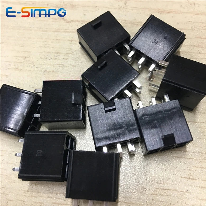 10PC 5569 4.2mm Black Dual Row Automotive Wiring Connector Straight Pin 2x1-2x12 Pin for PC/Computer Graphics Card ATX on Board