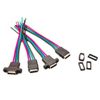2/5pcs USB-C High Current Charging Socket 4Pin Straight Ear Type C Waterproof Female Connector Jack with Rubber Ring