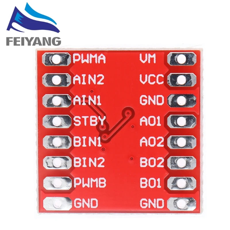 TB6612 Dual Motor Driver 1A TB6612FNG Microcontroller Better than L298N for Arduino