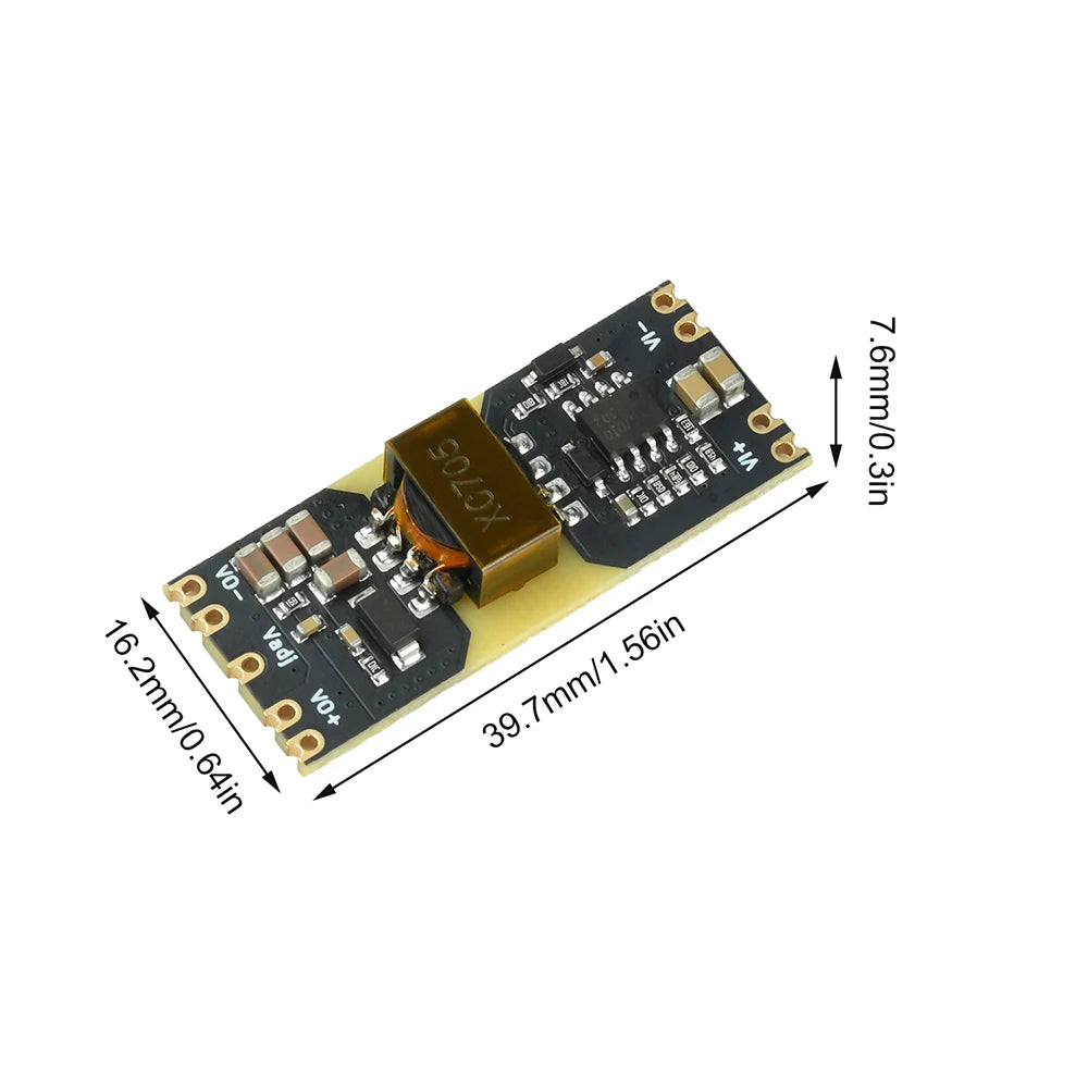 XC7010 Isolated Power Supply Module DC15-70V to 5V 12V Output Reserve LDO With Short Circuit Protection for Industrial Equipment