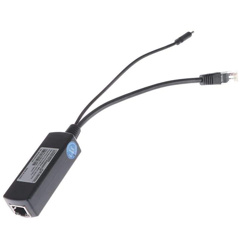 *1Pcs TYPE-c Poe Splitter Usb 48v To 5v Power Over Ethernet 802.3af For Raspberry