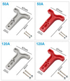 OMCH 50A 120A 175A 350A Double Pole with Copper Contact Power Connectors Accessories Handle Soft Rubber Dust Cover