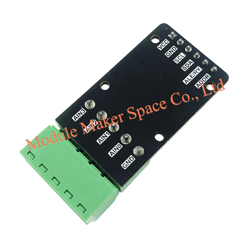 ADS1115 4-Channel 16-Bit High Precision ADC Converter Module, Programmable Gain Amplifier, I2C Interface, for Data Acquisition