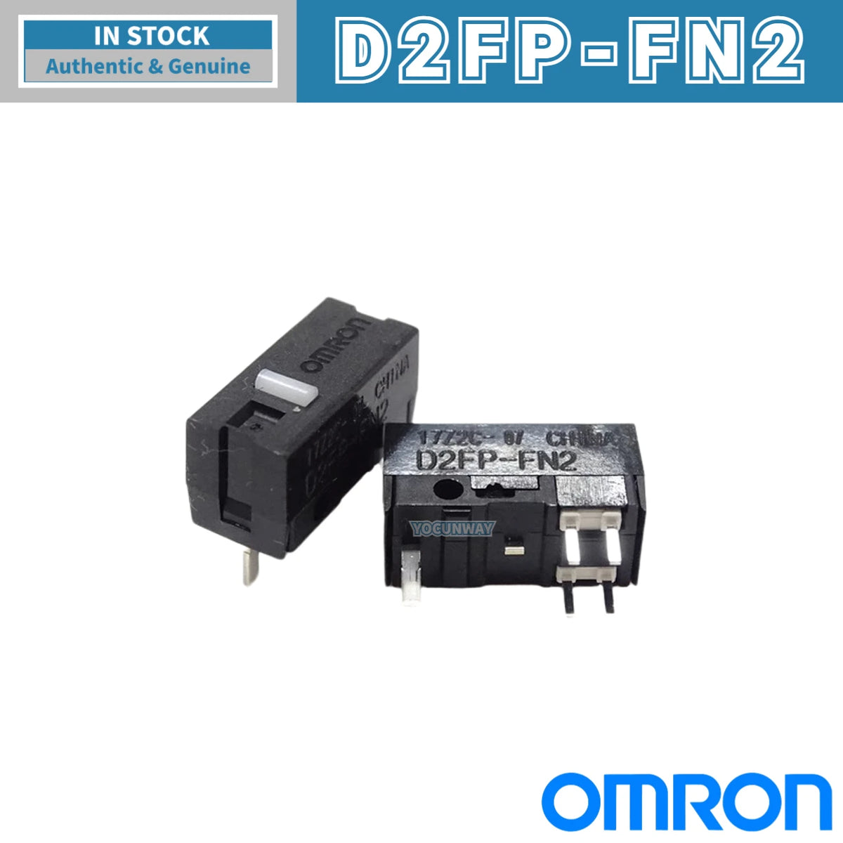 Authentic OMROM D2FP-FN2 Optical Micro Switch for Mouse Compatible with Warblade 3 AP Magic Blade G502X - Gaming Mouse Button
