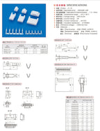 10/100pcs HY2.0 2.0mm Pitch with Lock Air Docking Female Receptacle Housing Shell Buckle Male Terminal Connector 2P-12Pin