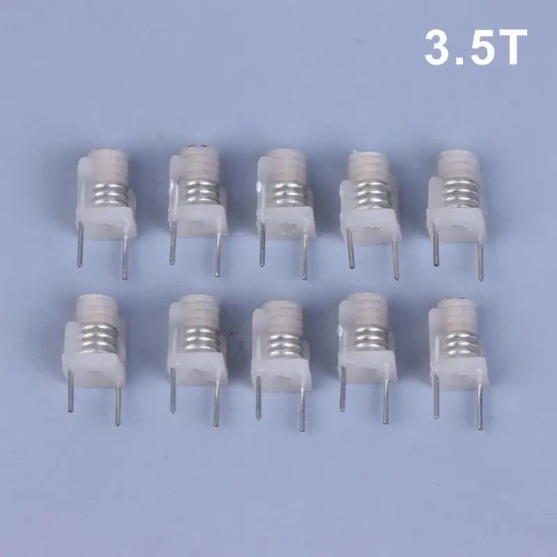 Molded Inductor Coils of 7*7-1.5T, 7*7-2.5T, 7*7-3.5T MD0707, 10pcs in a Pack, Perfect for Frequency Adjustment