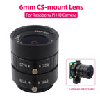 6mm Lens CS-mount Camera Lens for Raspberry Pi High Quality Camera 12.3 MP HQ Camera Mocule