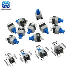 (10-100PCS) Micro Tact Push Button Switch Self-Lock/Reset 6Pin 5.8x5.8mm 7x7mm 8x8mm 8.5x8.5mm for PCB Repair/Electronics DIY